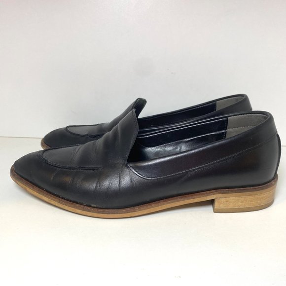 Everlane The Modern Leather Loafers Slip On Flats Black - Picture 3 of 9